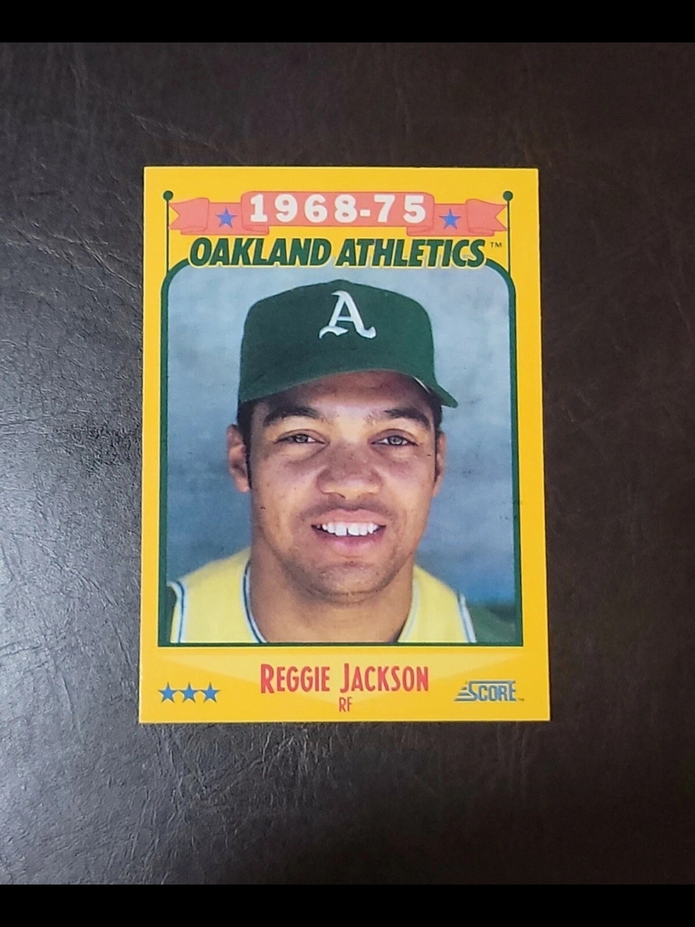 Reggie Jackson Baseball Card